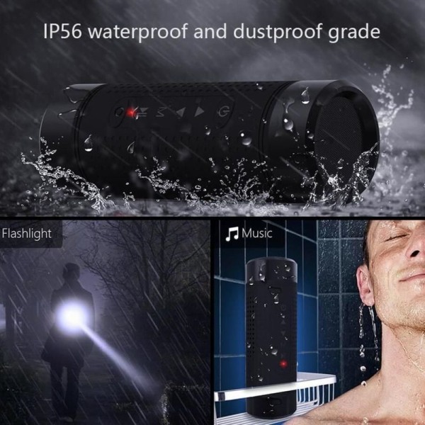 5200mAh udendørs trådløs Bluetooth-højttaler Vandtæt søjle