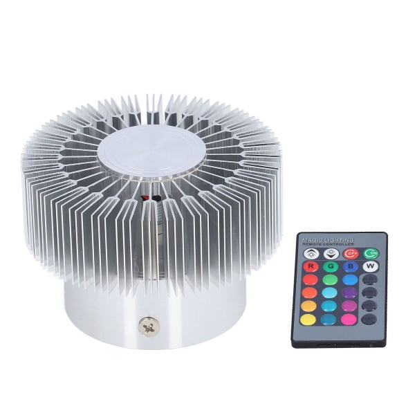 LED-loftslampe, 360° belysning, 24-knaps kontrol, LED-lampe KLB