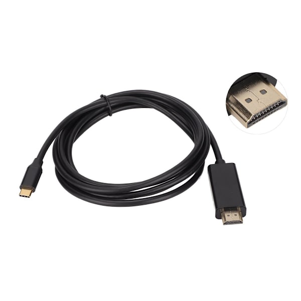 Typ-C till HD Multimedia Interface-kabel 4K 30Hz 1080P 10 KLB