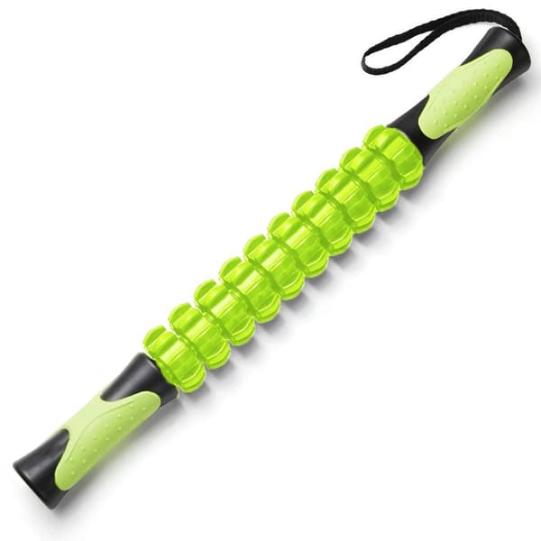 Massage Roller Muskelrulle, Kroppsmassage Slips, Grön