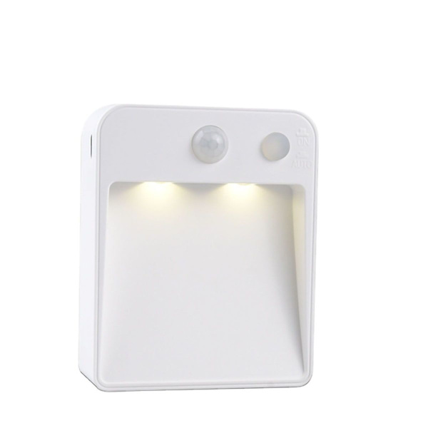 LED-nattlys for gang, infrarød induksjon, energibesparende, USB KLB