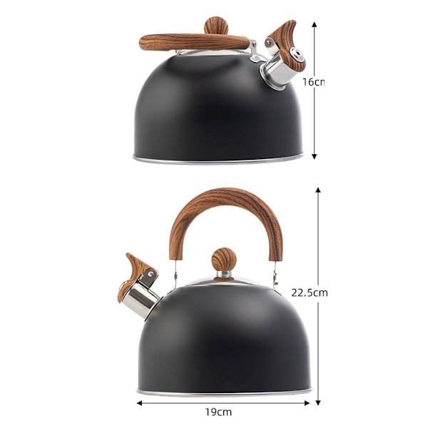 Tekande, fløjtende tekande, rustfrit stål tekander