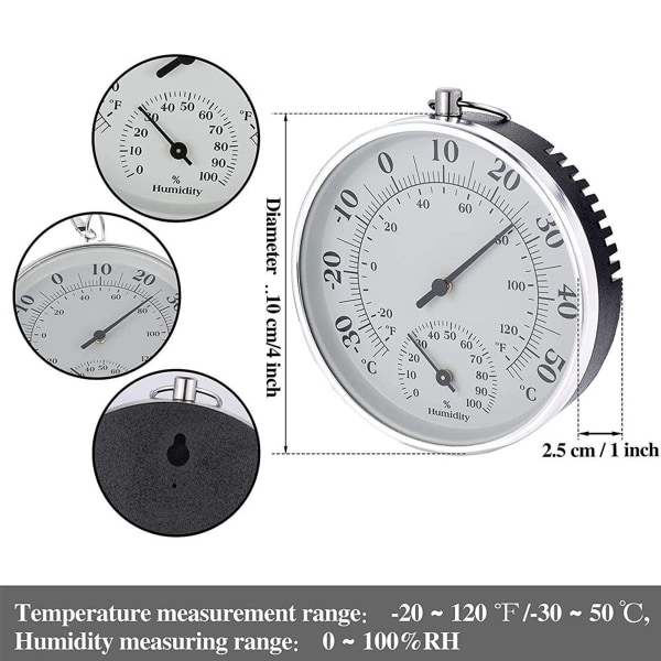 Indoor thermometer, wireless hygrometer, thermometer, humidity