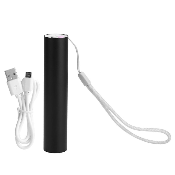 Bärbar vattentät LED-ficklampa, uppladdningsbar via USB KLB