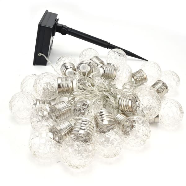 Solar String Lights 6M 20 LED Bulb Dekorative Lampe med KLB