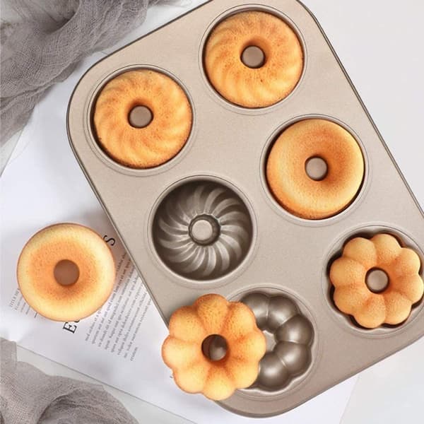 Silikon Donut Pan Set - Gjenbrukbar Donut Baking, Style 3 KLB