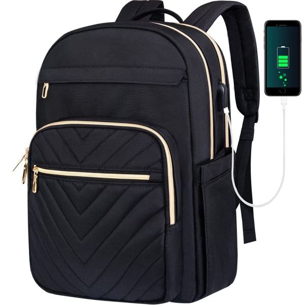 Multifunktionell bärbar ryggsäck för kontor och klassrum med USB