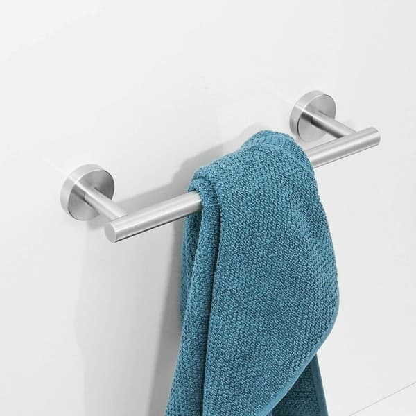 Moderne håndklædeholder, SUS304 rustfrit stål, 12\" håndklædeholder, vægmontering, børstet finish KLB