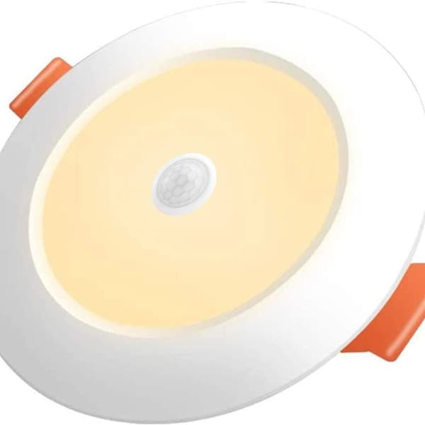 LED-innfelt spotlight, LED-innfelt spotlight, 12W, varm hvit, 3000K, menneskekropp,
