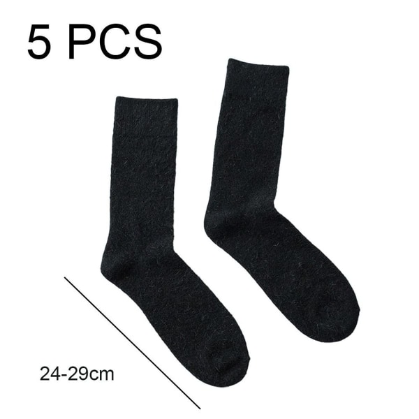 pairs of men's wool socks, thick warm socks, soft wool hiking hybrid KLB