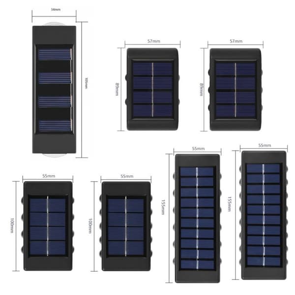 12LED Lithium Batteri Solcelle Have Lamper til Udendørs Have Dekoration