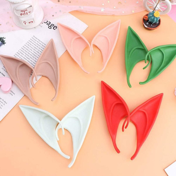 5 par latex fe-alfe-ører spidse ører blonde kostumer til fest anime KLB