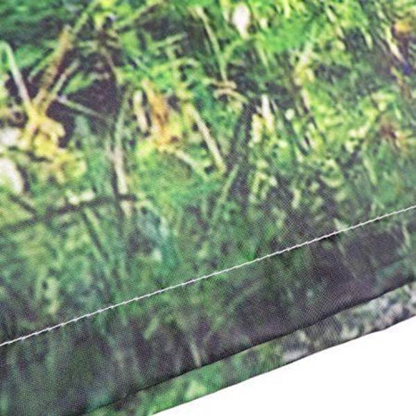 Badrum duschdraperi Misty Forest badrum draperi med 12 krokar, sol träd dusch