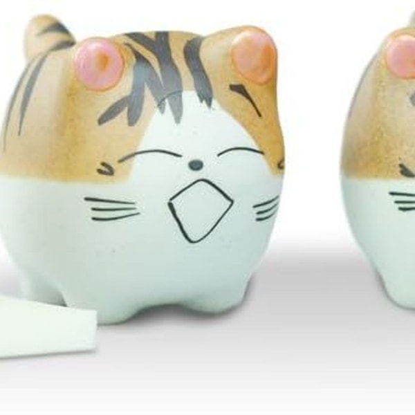 Original design, håndlavet mini tegneserie keramik