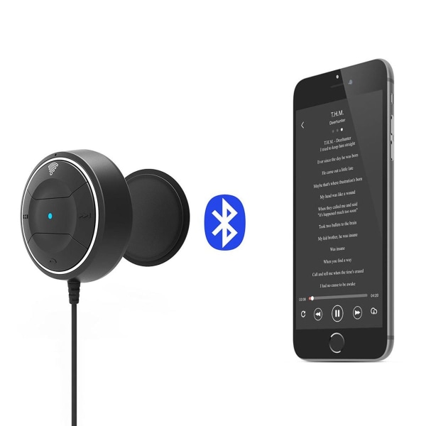 Bluetooth-mottaker bilsett med USB-billader med 2 porter og KLB