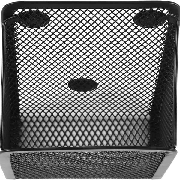 Magnetisk Penneholder 2 Rum Mesh Rustfrit Stål Rektangulær Penneholder Pakke med 2 KLB