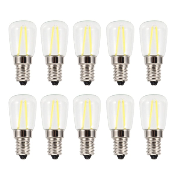 10 stk E14 mini LED-lys med lang filament og høy lysstyrke KLB