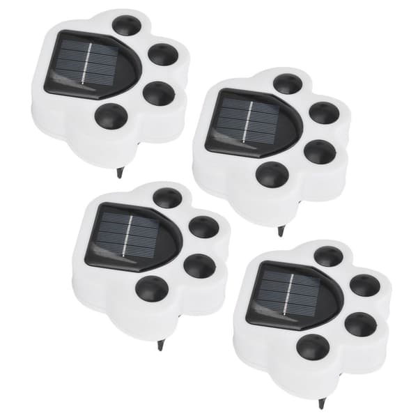 4PCS LED solcellelys poteform begravet lampe med jordplugg KLB