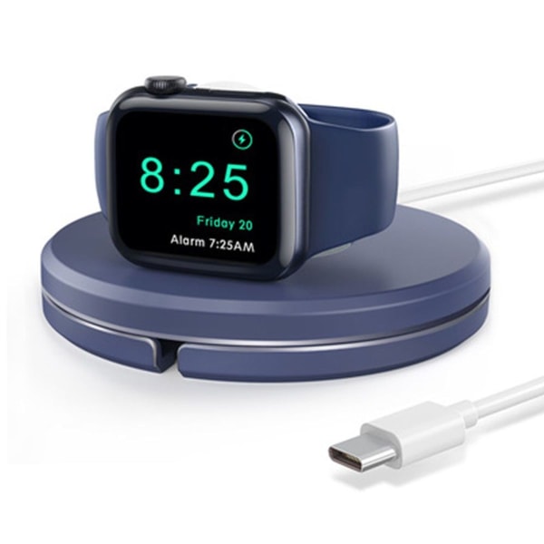 Apple Watch latausaseman ponnahduskaapelin hallintateline, sininen KLB