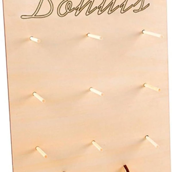 Donut veggstativ, donut display stativ, donut hylle, donut