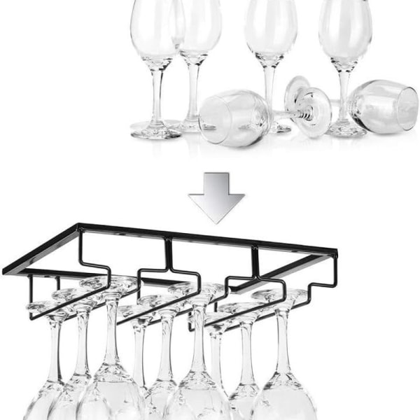 Cabinet embedded wine cup rack, cup rack, high-quality iron cup rack