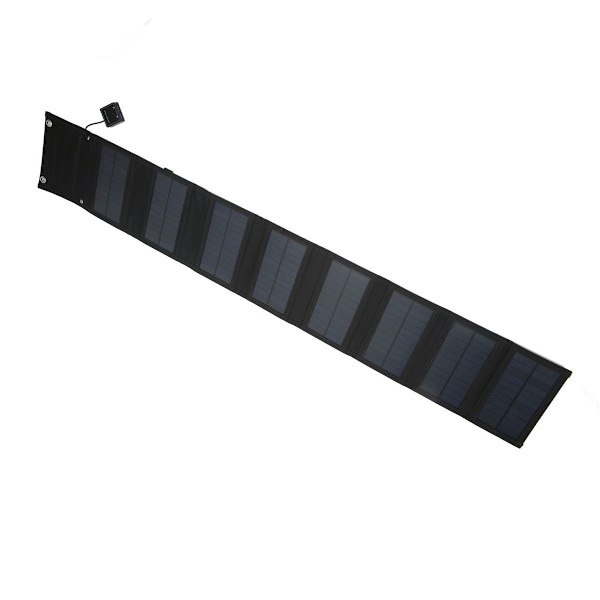 25W 5V Fällbar Solcellsladdare Kit 8x Solpaneler med KLB