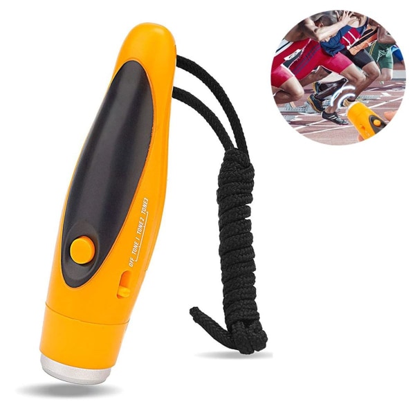 Elektronisk visselpipa i tre färger Elektronisk sportvisselpipa Orange gul KLB