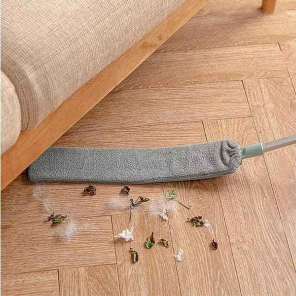 Manuel Groove Gap Clean Duster, Teleskopisk Gap Cleaner, Magic Mikrofiber Artifact D
