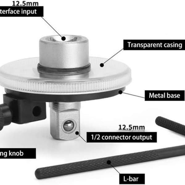 Drejningsvinkelmåler, adapter til momentnøgle