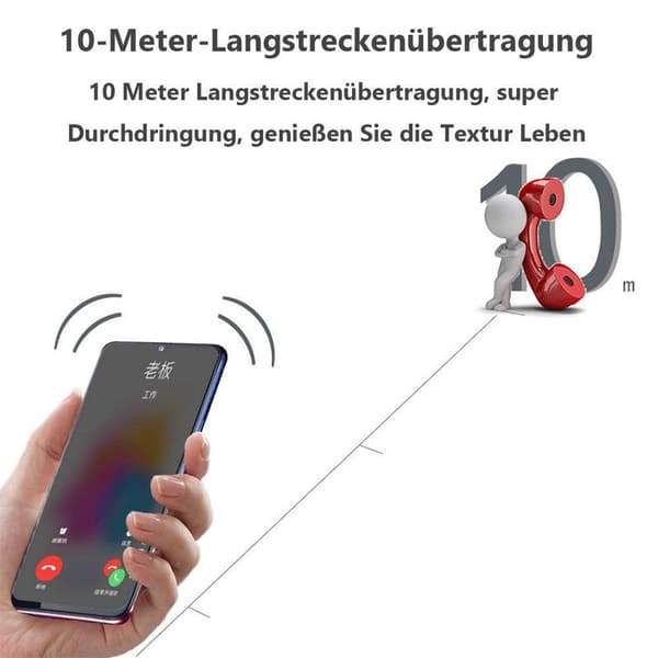 Bluetooth-headset med mikrofon, trådlösa hörlurar