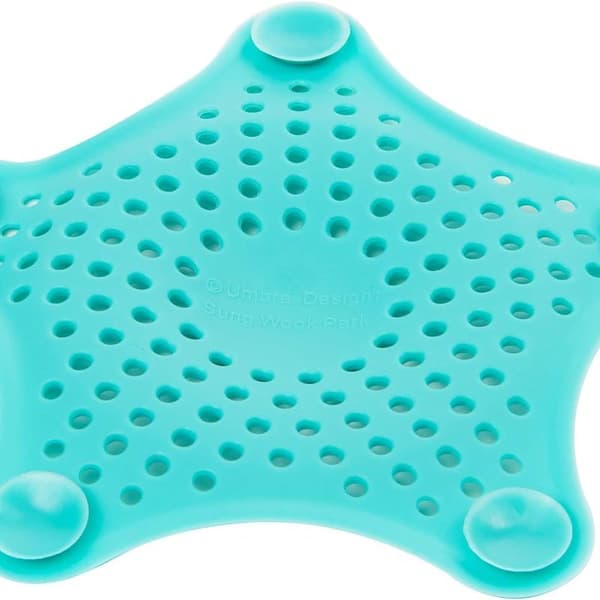Umbra Starfish afløbsdæksel/hårstopper, Surf Blue