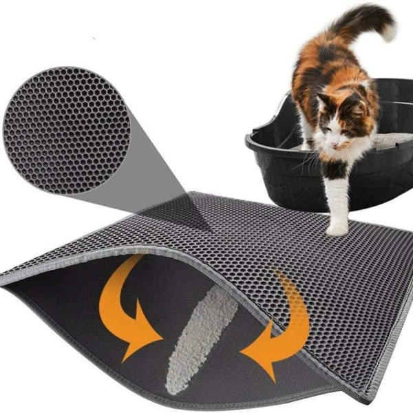 Lispeed kattesandmatte kattesandmatte kattesandbrettmatte honeycomb design kat