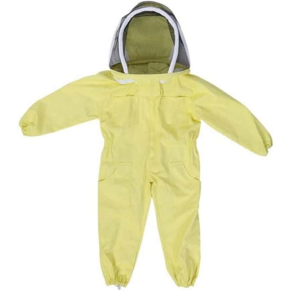 Beskyttende tøj til biavl til børn lavet af bomuld, bomuldsbibeklædning, heldragt til børn, bi-sikkert børnetøj, spadragt
