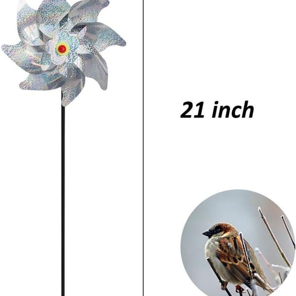 Reflekterande snurror, 8-pack extra glitter snurror för trädgården KLB