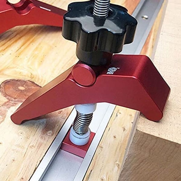 T-spårklämma skena, T-spårklämma verktyg, aluminiumlegering kvarhållande klämma, T-spår Pr