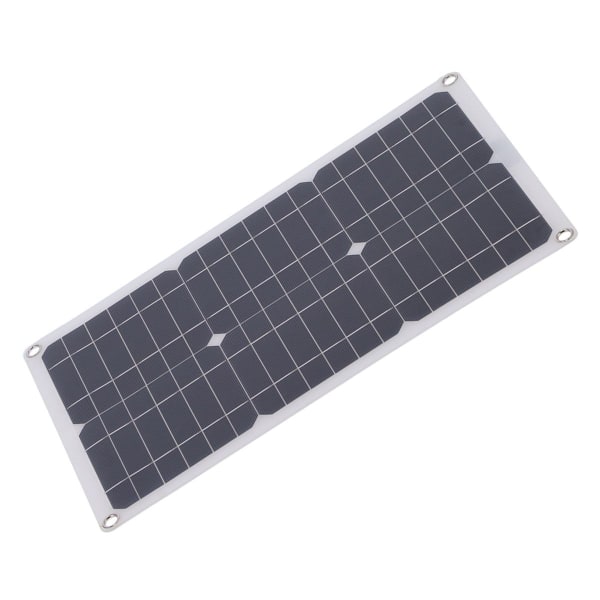 Fleksibelt 23W solpanel-kit med dobbelt USB og DC-udgange KLB