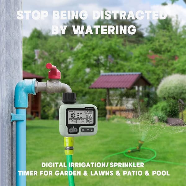 Digital vanningstimer for vanning av hageslangen