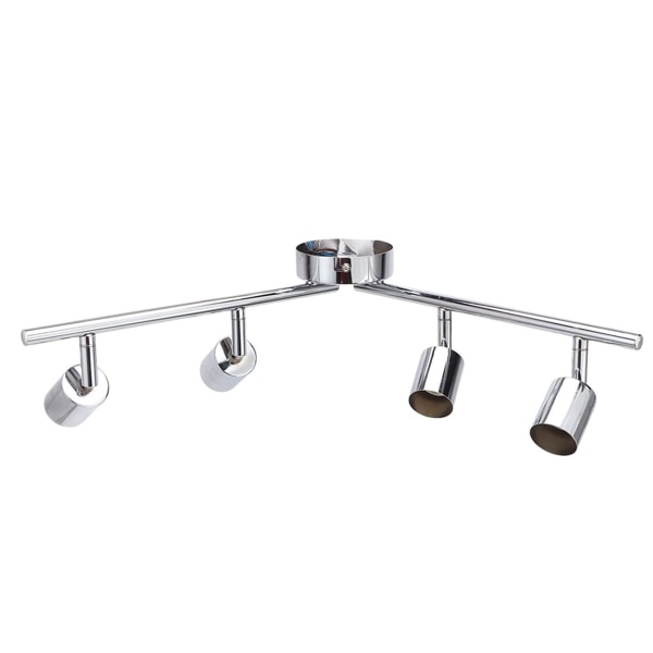Lampeholder 4 hoder justerbar fleksibel roterende GU10 lys KLB