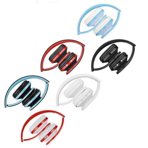 Bluetooth trådløse hovedtelefoner, over-ear headset med sølv