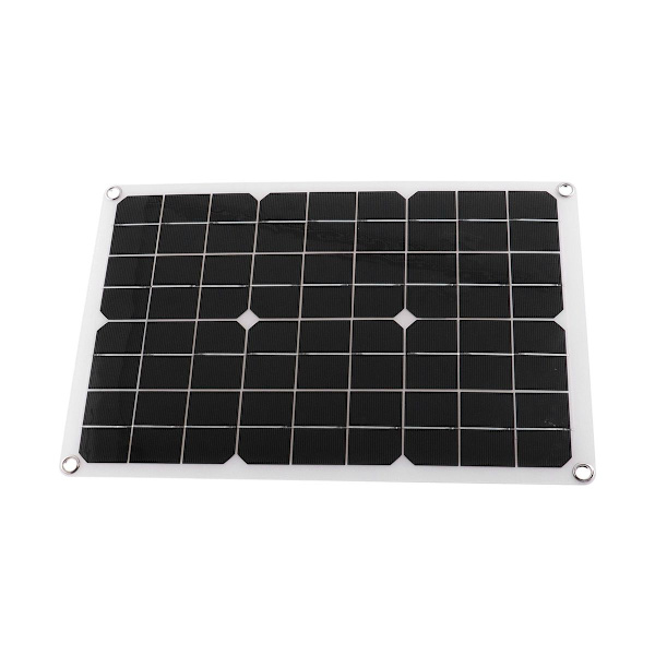 20W 18V USB solcellepanel kit med 60A solcelleadning KLB