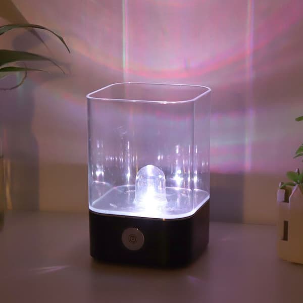 Naturlig Himalaya Salt Rock Light Touch Dimmer Switch USB KLB