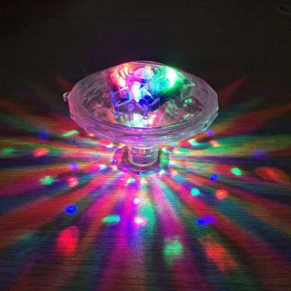Corlorful Flytende LED-badelys-RGB Disco Lys-Vanntett-Dekorativ Under