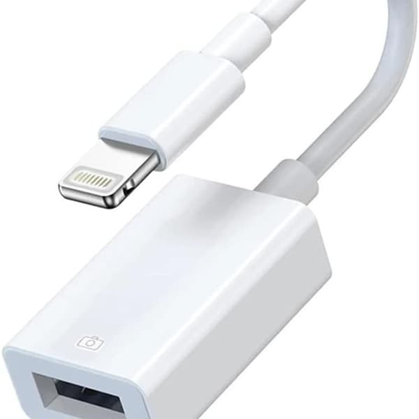 USB-kameraadapter, USB 3.0 OTG-kabel för iPhone/iPad för anslutning