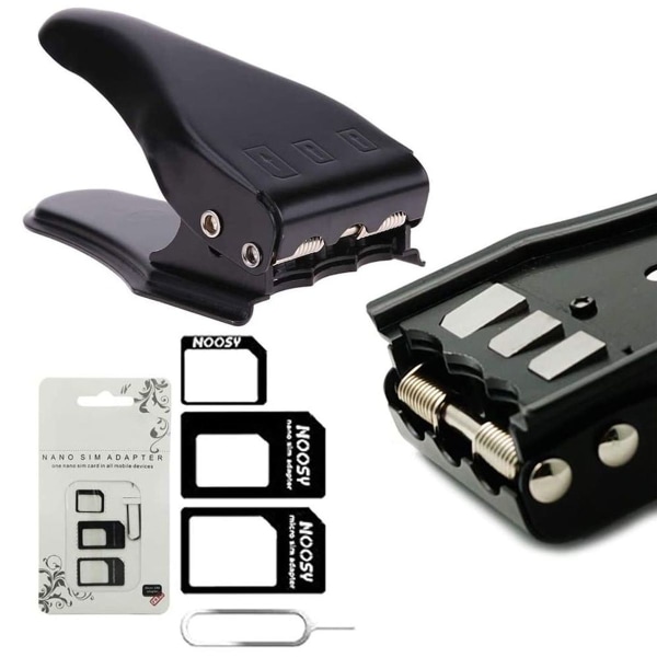 Universell 3 i 1 stans/Standard SIM/Micro SIM/Nano SIM-kortstans för alla