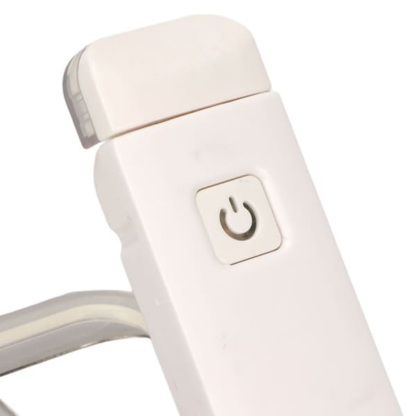 Klipsbar læselampe, foldbar, roterende design, USB KLB