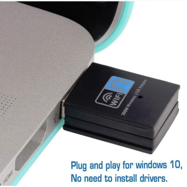 300Mbps USB WiFi-adapter, WiFi-netværkskortadapter