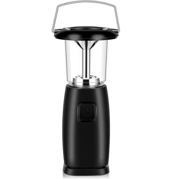 Alftek 6 LED Solcelled Håndsvinget Dynamo LED Lys / Lanterne / Lampe til Udendørs