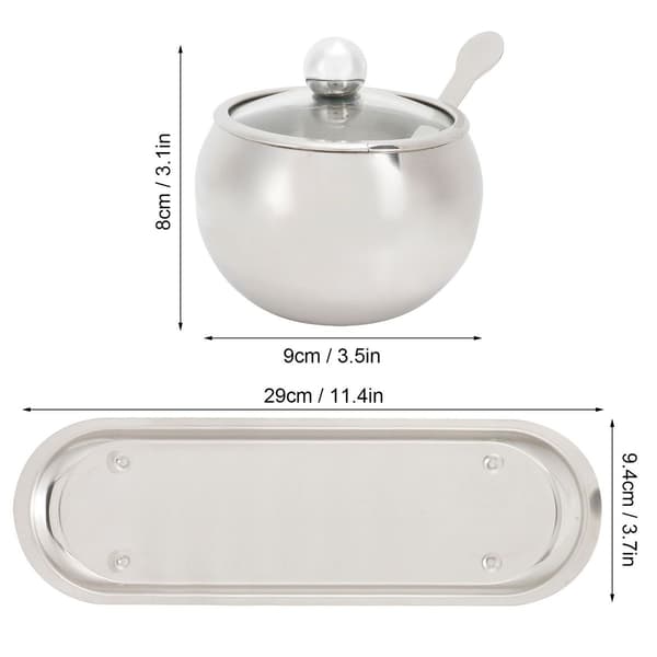 Krydderiboks, krydderiglas lavet af 304 rustfrit stål KLB