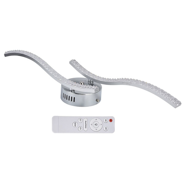 LED-taklampe, 3-farget, med fjernkontroll, dimbar, bølget KLB