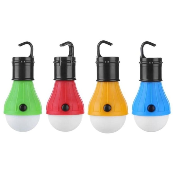 LED Mini Bärbar Lykta Tältljus LED Lampa Ljus Nödcamping Vattentät